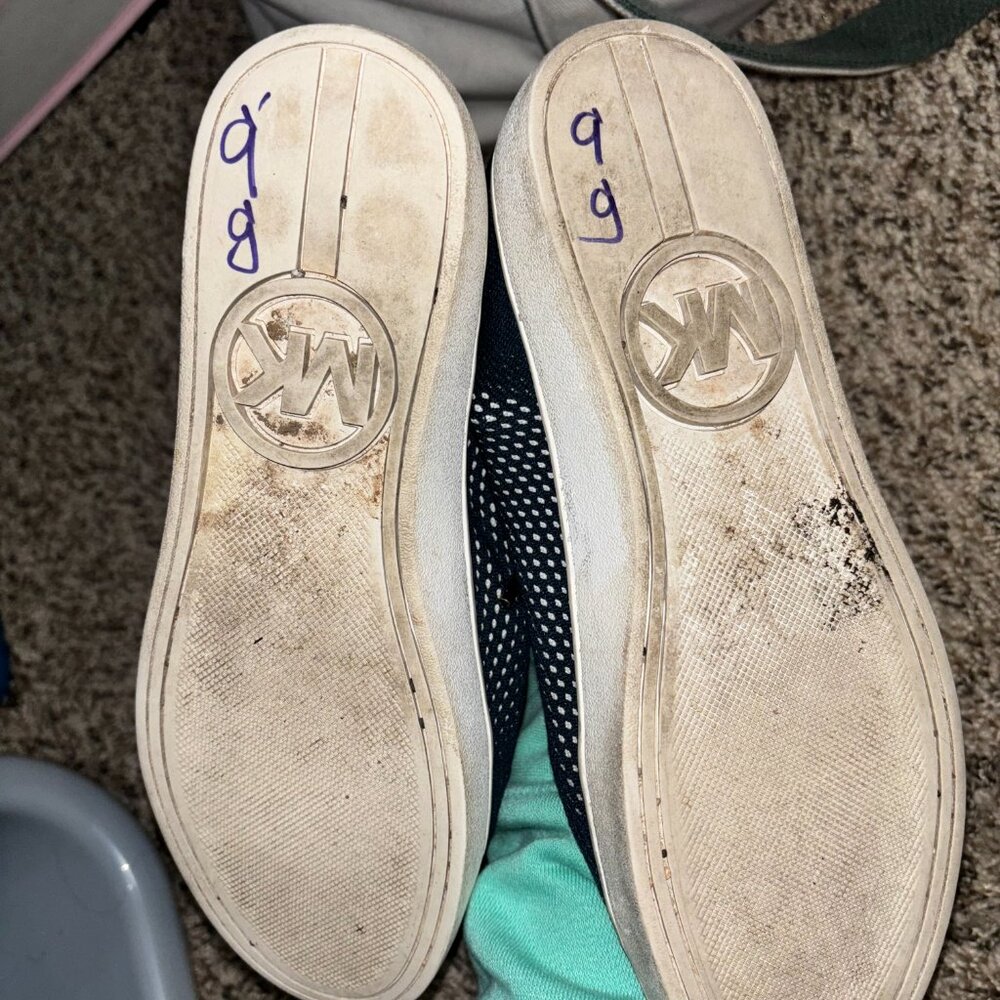 michael kors navy and white sneakers - Picture 3 of 5